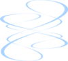 Blue Curve Lines Clip Art