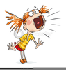 Girl Yelling Clipart Image