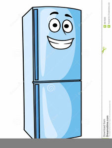 empty fridge clipart