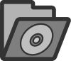 Cd Folder Icon Clip Art