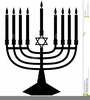 Menorah Clipart Image