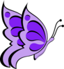 Butterfly Purple Light 03 Clip Art