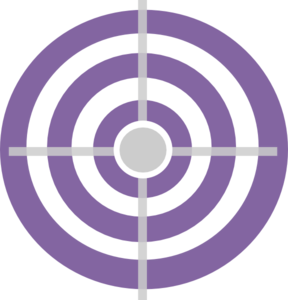 Purple Target Clip Art
