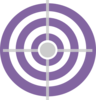 Purple Target Clip Art