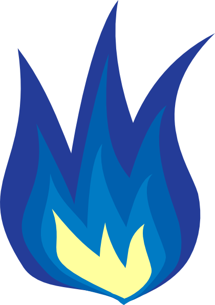 Blue Flame Clip Art at Clker.com - vector clip art online, royalty free