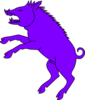 Boar Purple Clip Art