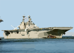 The Amphibious Assault Ship Uss Wasp (lhd 1) Departs Naval Station Norfolk To Avoid Hurricane Isabel. Clip Art