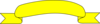 Yellow Ribbon Black Outline Clip Art