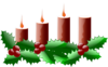 Advent Candles Small Clip Art