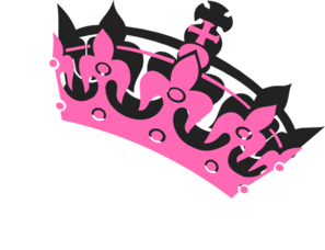 Pink Tilted Tiara Clip Art