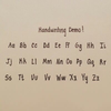 Neat Handwriting Alphabet Image