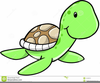 Cute Sea Turtle Clipart Image