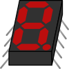 Electronic Seven Segment Display Clip Art