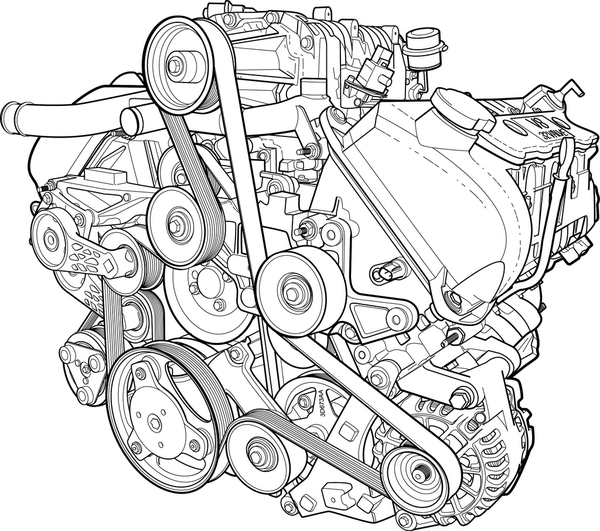 Engine | Free Images at Clker.com - vector clip art online ... 91 honda spark plug wiring diagram 