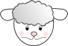 Sad Sheep Clip Art