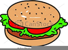 Burger And Hotdog Clipart Image