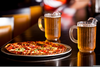 Pizza And Beer Clipart Image