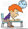Kid Writing Clipart Image
