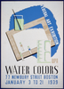 Federal Art Exhibition Wpa Water Colors. Image