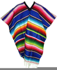 Blue Mexican Poncho Image