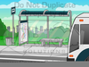 Animated Bus Stop Image