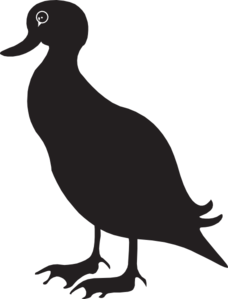 Download Black Duck Silhouette Clip Art at Clker.com - vector clip ...