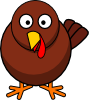 Turkey Round Cartoon Clip Art