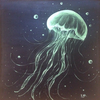 Jellyfish Painting Acrylic Image
