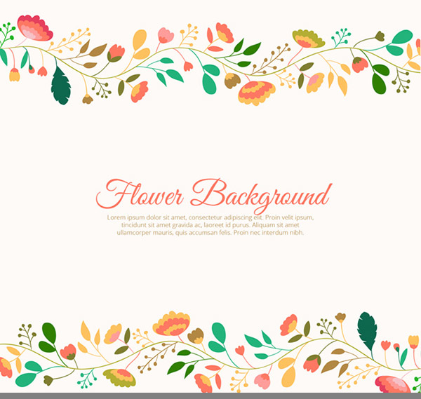 Vector Flowers Border | Free Images at Clker.com - vector clip art