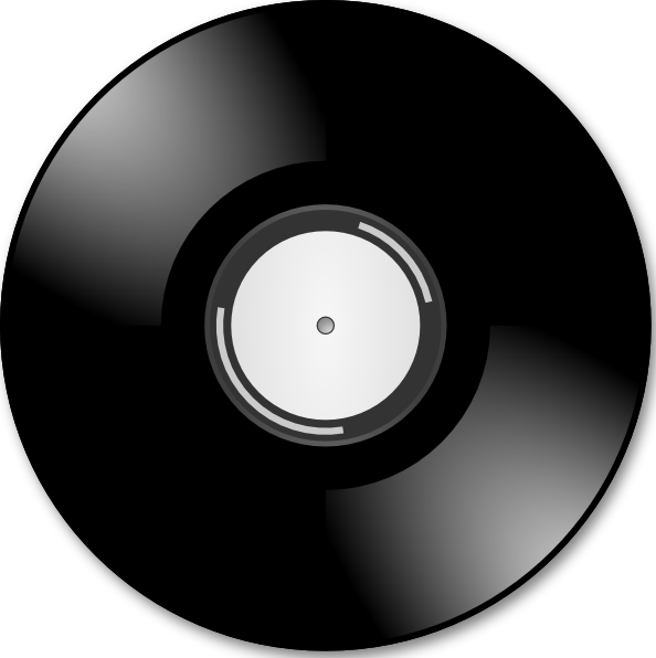 Download Vinyl Disc Record Clip Art at Clker.com - vector clip art ...