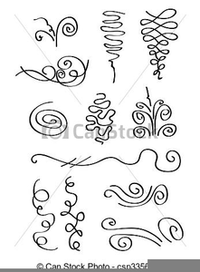 Simple Flourish Clipart Image