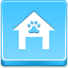 Free Blue Button Icons Doghouse Image