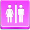 Free Pink Button Restrooms Image