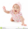 Baby Girl Crawling Clipart Image