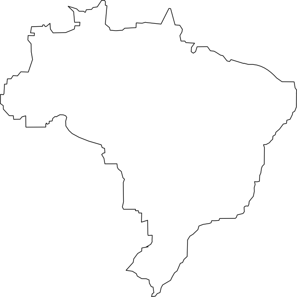 clipart map of brazil - photo #46