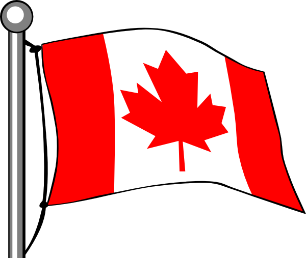 Download Canadian Flag On Pole Clip Art at Clker.com - vector clip ...