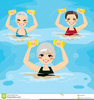 Free Clipart Water Aerobics Image