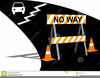 Road Work Sign Clipart Image