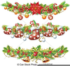 Free Christmas Garland Clipart Image