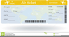 Free Clipart Airline Ticket Image