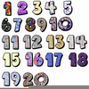 The Number Clipart Image
