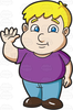 Saying Hello Clipart Image