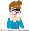 Woman Sewing Clipart Image