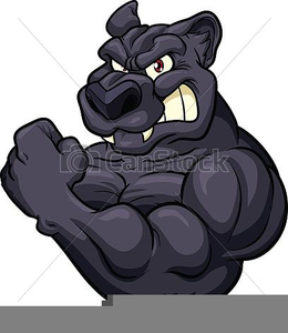 Free Panther Mascot Clipart Image