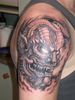 Demon Samurai Tattoo Image