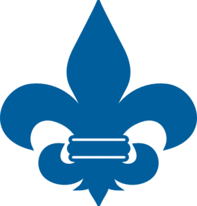 Cub Scout Blue Fleur De Lis Clip Art