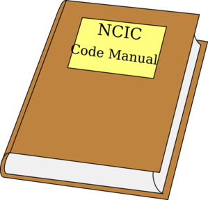Ncic Code Manual Clipart Clip Art