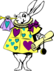 White Rabbit 3 Clip Art