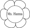 Ms. Hanna Window Flower 2 Clip Art