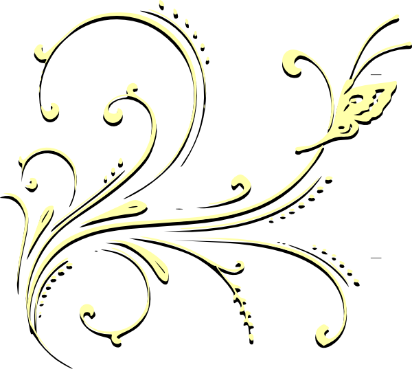 Yellow And Black Butterfly Clip Art at Clker.com - vector clip art ...